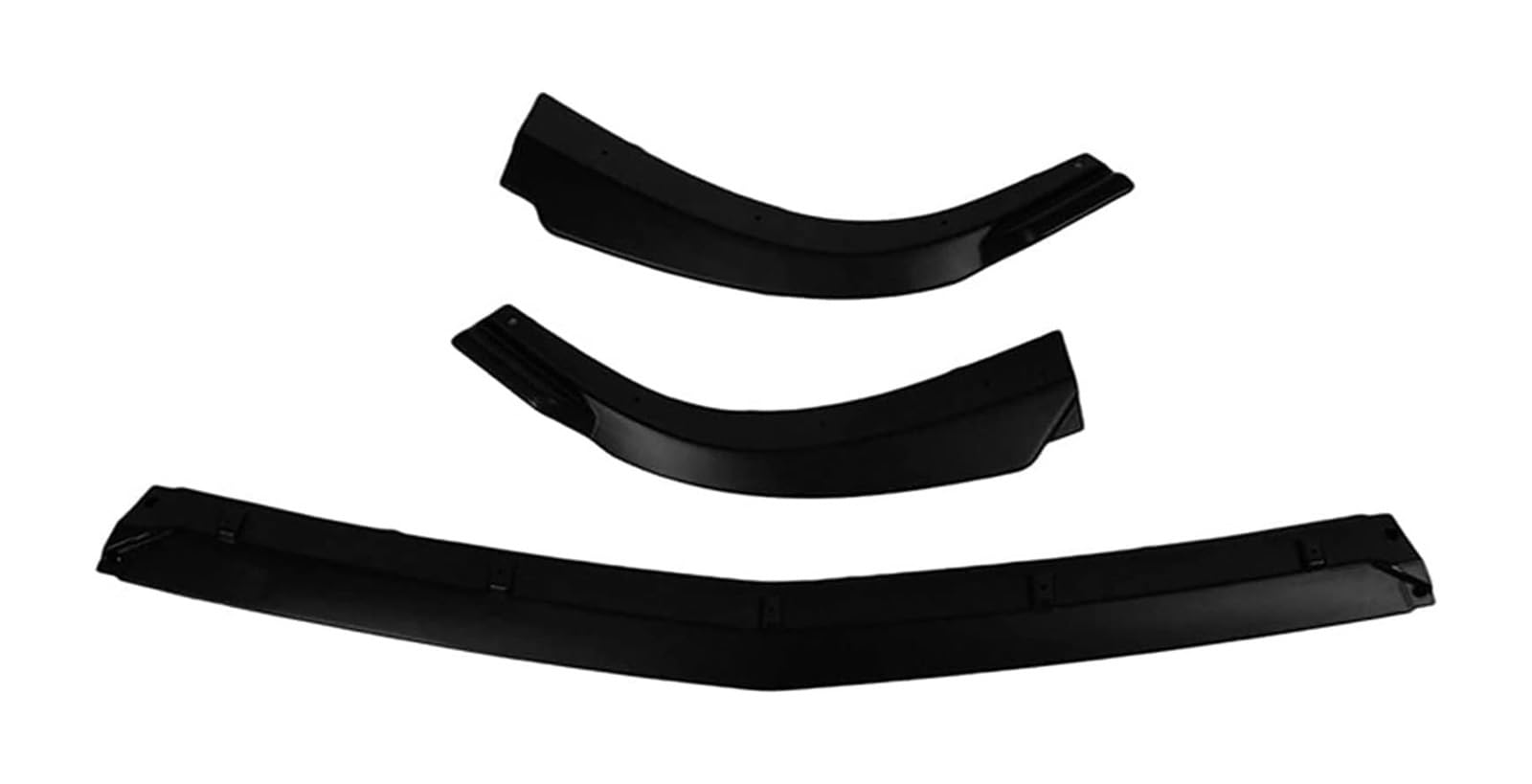 Auto Frontspoiler Lippe Für B&enz C-Klasse W204 C180 C200 2011–2014 Frontstoßstange Lippe Kinnspoiler Kohlefaser-Look Frontdiffusor Diffusor Normal-B-Mattschwarz(B-matteblack) von AMBMREDPEV