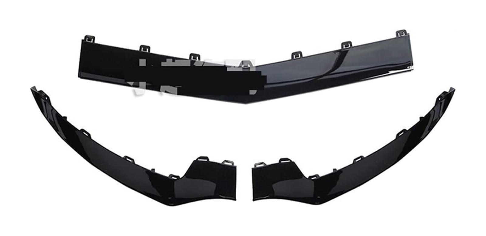 Auto Frontspoiler Lippe Für B&enz E Klasse Klass W207 C207 Coupe Frontstoßstange Spoiler Chrom Chrom Lip Diffusor A2078850874 A2078850774 A2078850974(Left (black)) von AMBMREDPEV