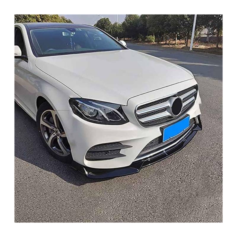Auto Frontspoiler Lippe Für B&enz E W213 C238 A238 2016–2020 Frontstoßstange Lippe Kinnspoiler Carbonfaser-Look Frontdiffusor Diffusor Normal-C Mattschwarz(BGlossyBlack) von AMBMREDPEV