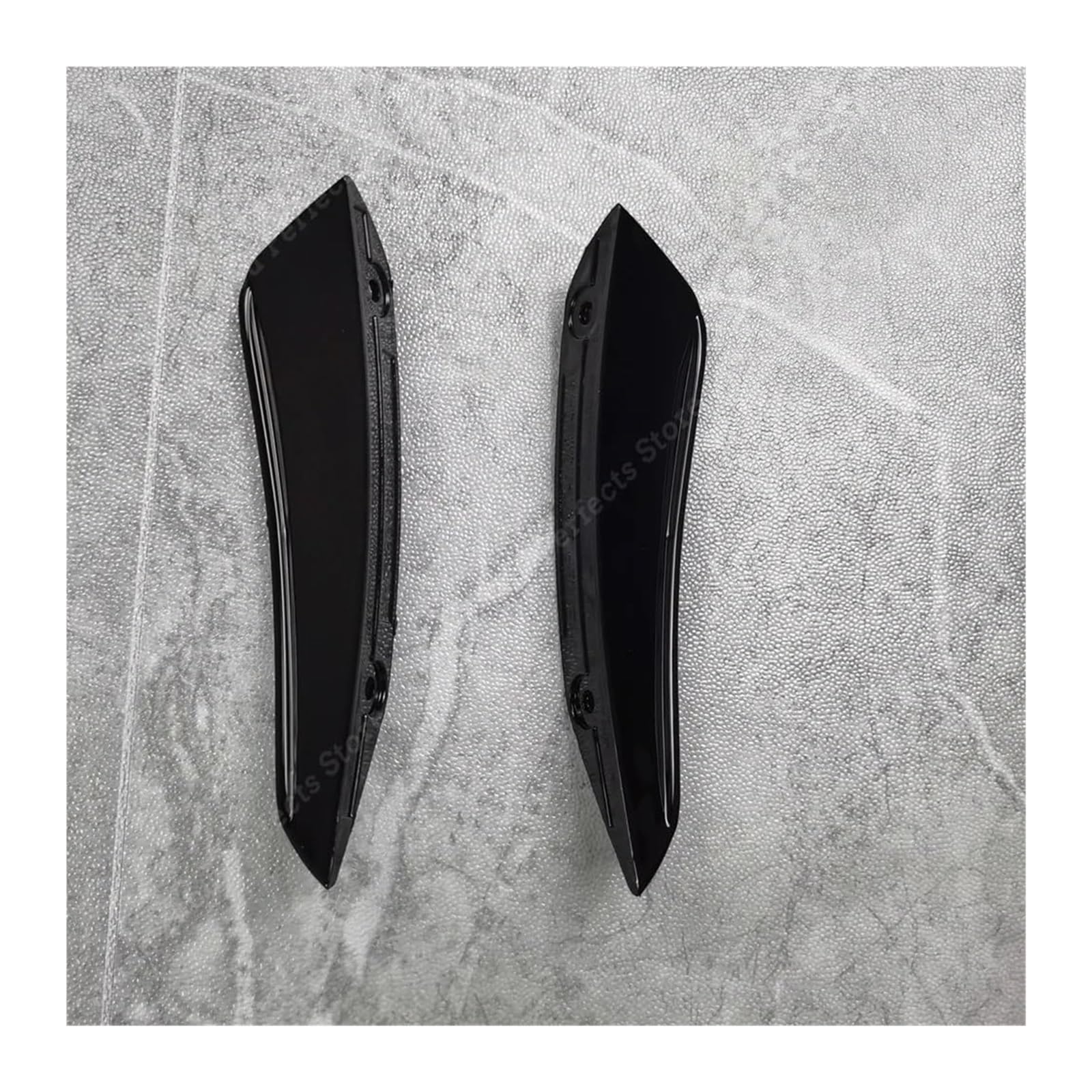 Auto Frontspoiler Lippe Für B&enz Für CLA C117 X117 4-teiliges Auto-Frontstoßstangen-Seitenspoiler-Splitter-Luftschaufel CLA200 220 250 CLA45 Für AMG 2015 - Tuning.(Side Gloss Black) von AMBMREDPEV