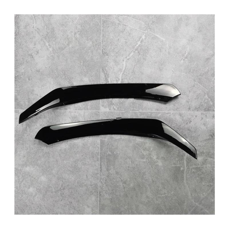 Auto Frontspoiler Lippe Für B&enz Für CLA C117 X117 Auto Vorderstoßstange Seitenspoiler Splitter Air Blade CLA200 220 250 CLA45 Für AMG 2015-2018 Tuning(Front Gloss Black) von AMBMREDPEV
