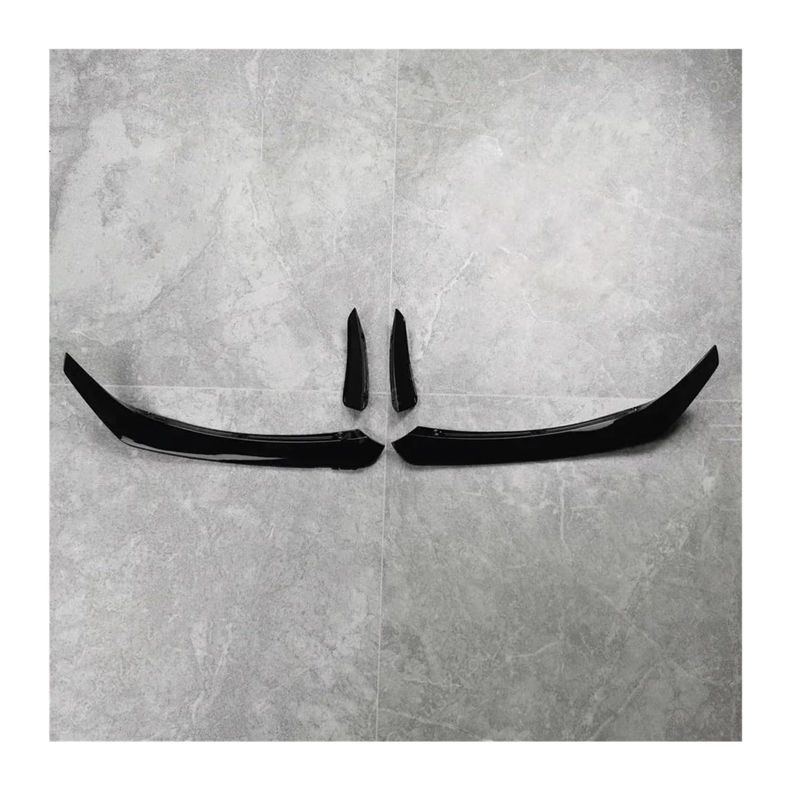 Auto Frontspoiler Lippe Für B&enz Für CLA C117 X117 Auto Vorderstoßstange Seitenspoiler Splitter Air Blade CLA200 220 250 CLA45 Für AMG 2015-2018 Tuning(Set Gloss Black) von AMBMREDPEV