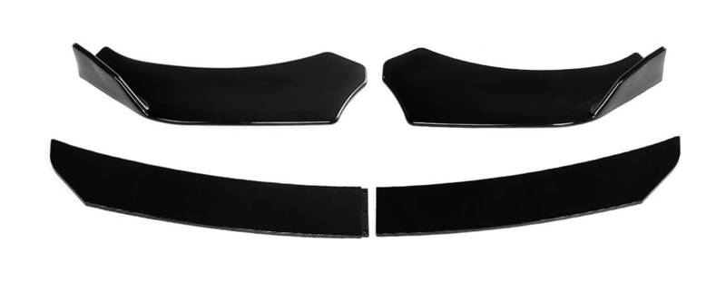 Auto Frontspoiler Lippe Für B&enz W205 W204 W203 Für AMG Für GTR Auto Frontstoßstange Splitter Lip Spoiler Body Kit Stoßstange Diffusor Lippen Universal(Glossy Black B) von AMBMREDPEV
