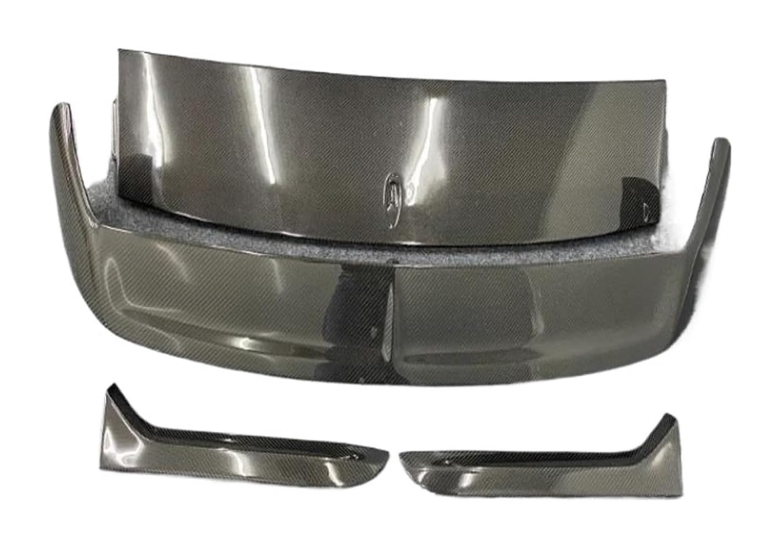 Auto Frontspoiler Lippe Für Bentley Für Bentayga V8 W12 2016-2018 Auto Frontspoiler Frontlippe 4 Stück Heckdiffusor Spoiler Seitenschweller Rückspiegel(Spoiler) von AMBMREDPEV