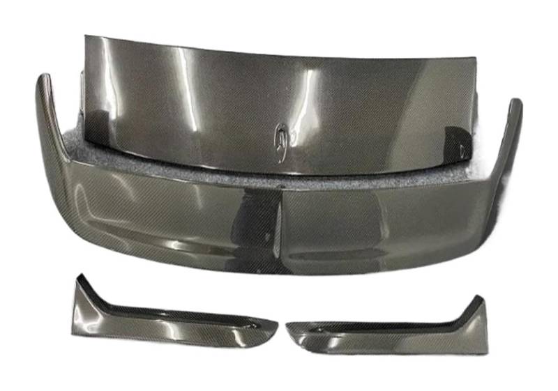 Auto Frontspoiler Lippe Für Bentley Für Bentayga V8 W12 2016-2018 Carbon Vorder Lippe 4 Stücke Hinten Diffusor Spoiler Seite Rock Rückspiegel(Spoiler) von AMBMREDPEV