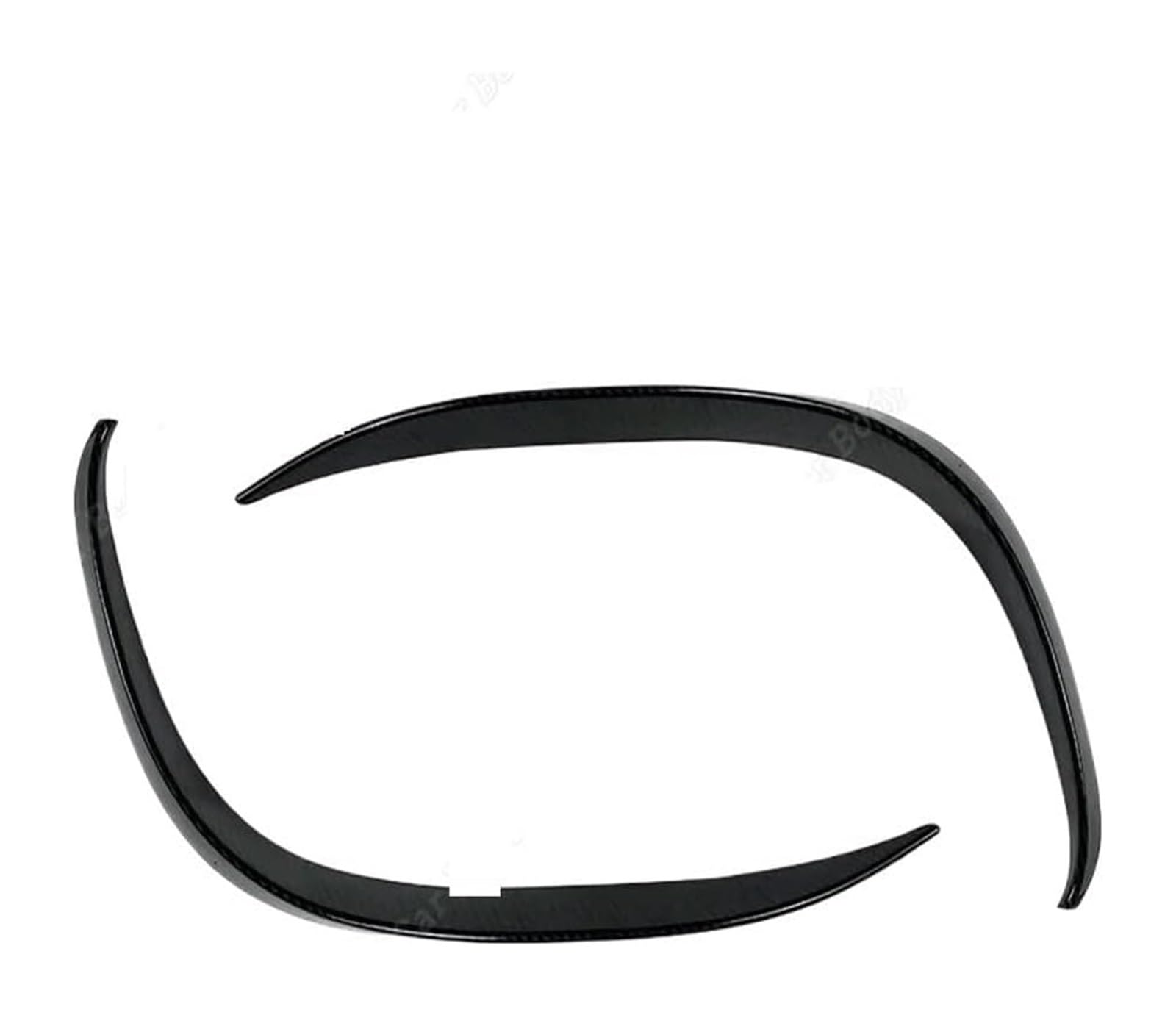 Auto Frontspoiler Lippe Für C-Klasse Frontschürze Spoiler Splitter Lufteinlass Grille Trim Abdeckung W205 S205 A205 C205 C200 C220d C300 2018-2021 Frontspoiler(2pcs Carbon Look) von AMBMREDPEV