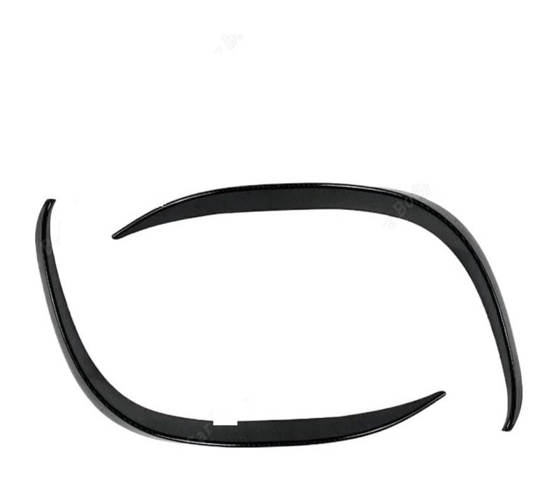 Auto Frontspoiler Lippe Für C-Klasse Frontschürze Spoiler Splitter Lufteinlass Grille Trim Abdeckung W205 S205 A205 C205 C200 C220d C300 2018-2021 Frontspoiler(2pcs Carbon Look) von AMBMREDPEV