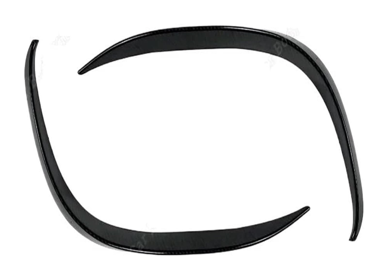 Auto Frontspoiler Lippe Für C-Klasse Frontschürze Spoiler Splitter Lufteinlass Grille Trim Abdeckung W205 S205 A205 C205 C200 C220d C300 2018-2021 Frontspoiler(2pcs Carbon Look) von AMBMREDPEV