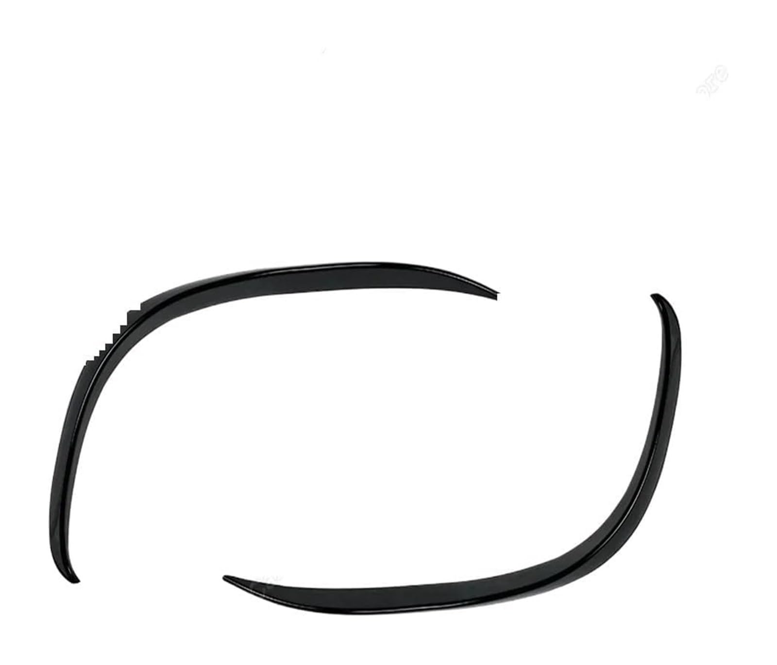 Auto Frontspoiler Lippe Für C-Klasse Frontschürze Spoiler Splitter Lufteinlass Grille Trim Abdeckung W205 S205 A205 C205 C200 C220d C300 2018-2021 Frontspoiler(2pcs Gloss Black) von AMBMREDPEV