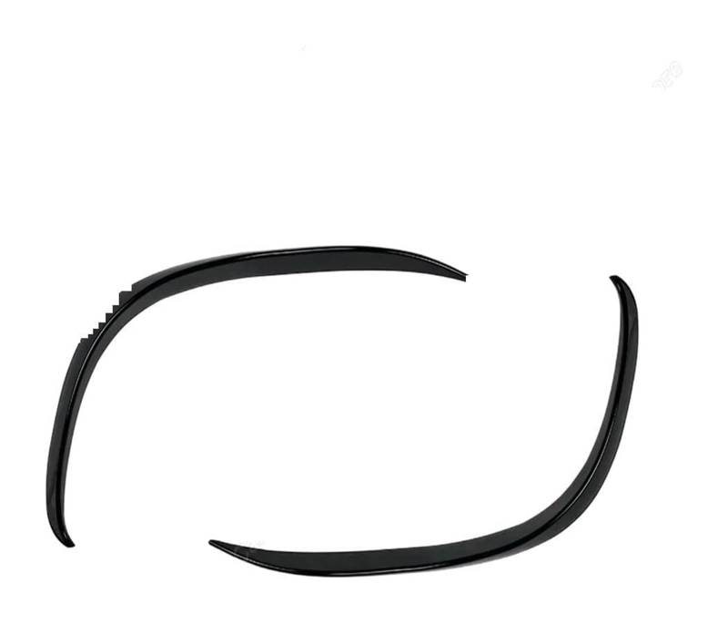 Auto Frontspoiler Lippe Für C-Klasse Frontschürze Spoiler Splitter Lufteinlass Grille Trim Abdeckung W205 S205 A205 C205 C200 C220d C300 2018-2021 Frontspoiler(2pcs Gloss Black) von AMBMREDPEV