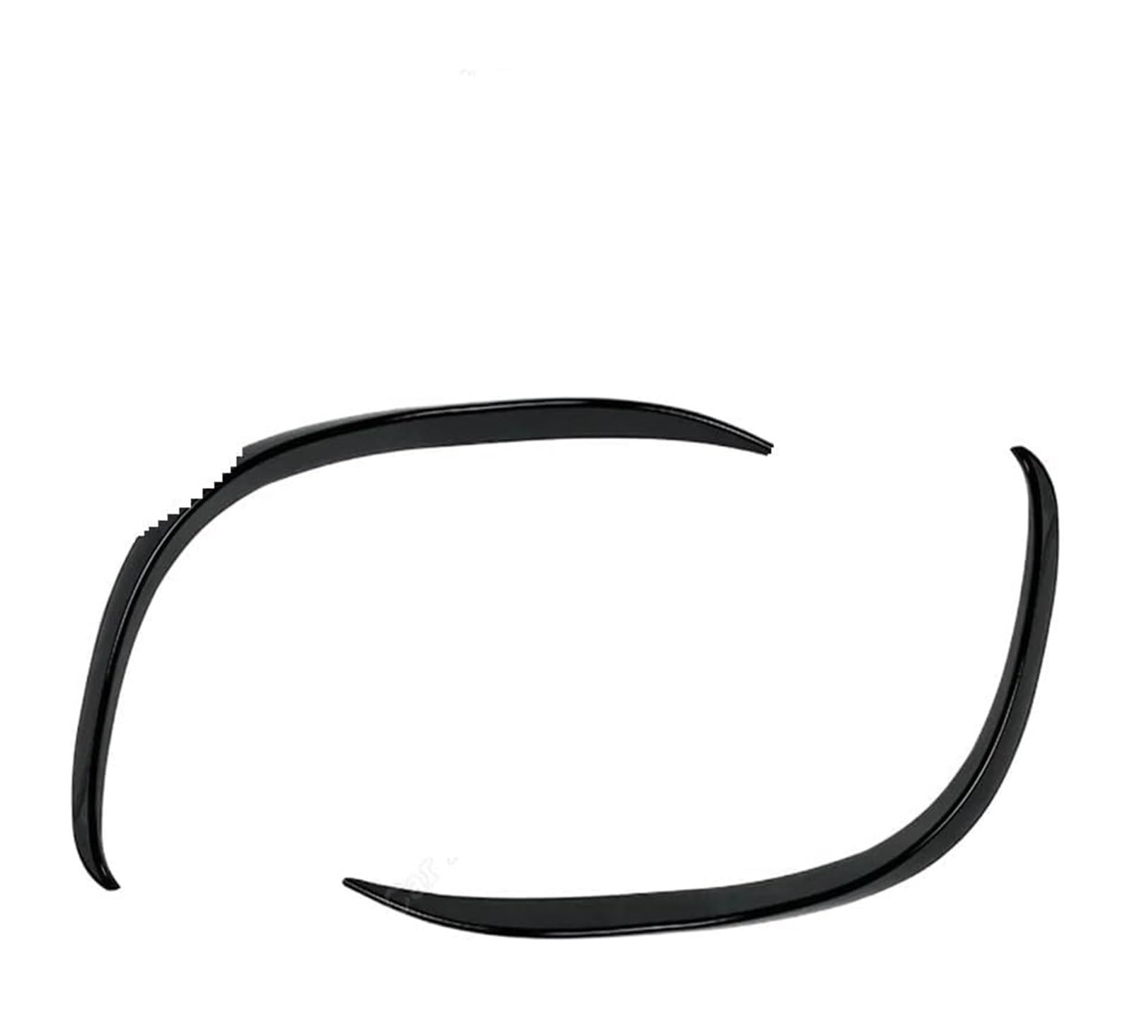 Auto Frontspoiler Lippe Für C-Klasse Frontschürze Spoiler Splitter Lufteinlass Grille Trim Abdeckung W205 S205 A205 C205 C200 C220d C300 2018-2021 Frontspoiler(2pcs Gloss Black) von AMBMREDPEV