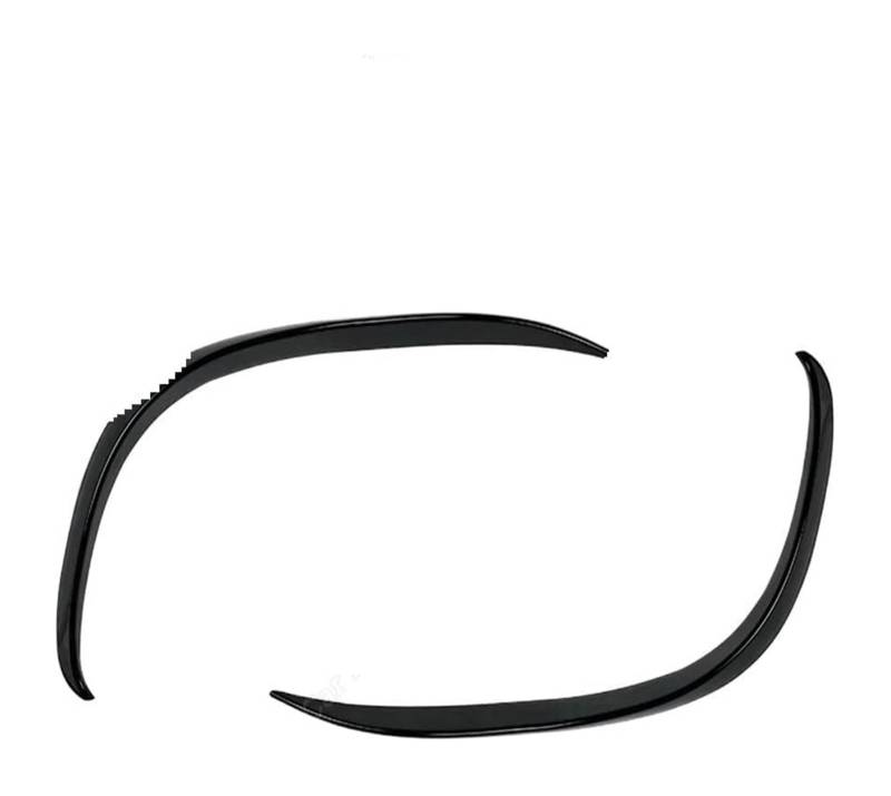 Auto Frontspoiler Lippe Für C-Klasse Frontschürze Spoiler Splitter Lufteinlass Grille Trim Abdeckung W205 S205 A205 C205 C200 C220d C300 2018-2021 Frontspoiler(2pcs Gloss Black) von AMBMREDPEV