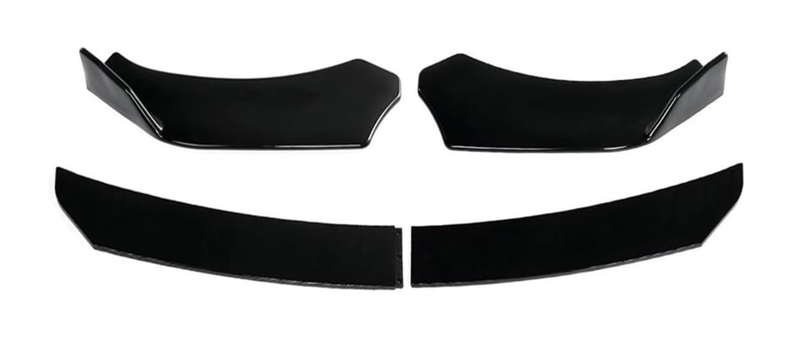 Auto Frontspoiler Lippe Für CIVIC Für A&ccord 9TH 10TH EK EG S2000 Für FIT Für Jazz Alle Modelle Front Stoßstange Splitter Lip Spoiler Körper Kit Stoßstange Diffusor Lippen(Glossy Black B) von AMBMREDPEV