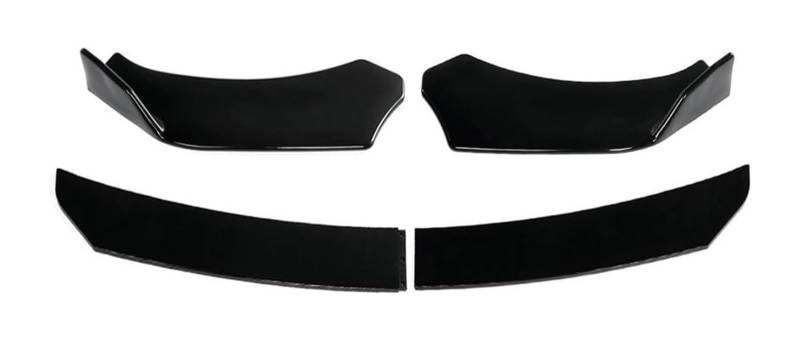 Auto Frontspoiler Lippe Für CIVIC Für A&ccord 9TH 10TH EK EG S2000 Für FIT Für Jazz Alle Modelle Front Stoßstange Splitter Lip Spoiler Körper Kit Stoßstange Diffusor Lippen(Glossy Black B) von AMBMREDPEV