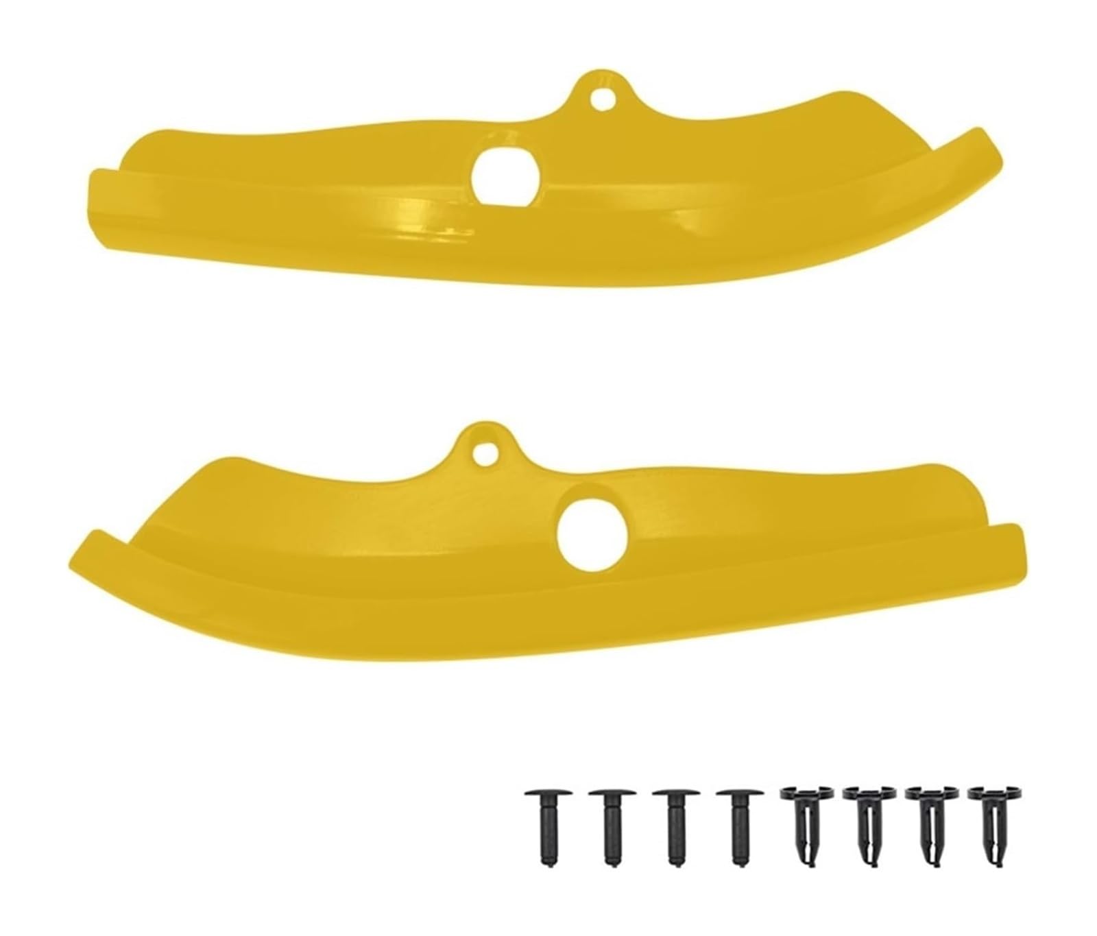 Auto Frontspoiler Lippe Für Dodge Für Challenger RT/Für Scat Für Pack 2015-2020 2x Frontschürze Lip Schaufel Schutz Streifen Körper Kit Diffusor Spoiler Splitter Schutz(Gelb) von AMBMREDPEV