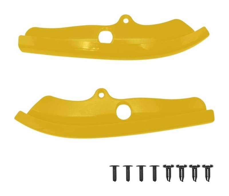 Auto Frontspoiler Lippe Für Dodge Für Challenger RT/Für Scat Für Pack 2015-2020 2x Frontschürze Lip Schaufel Schutz Streifen Körper Kit Diffusor Spoiler Splitter Schutz(Gelb) von AMBMREDPEV