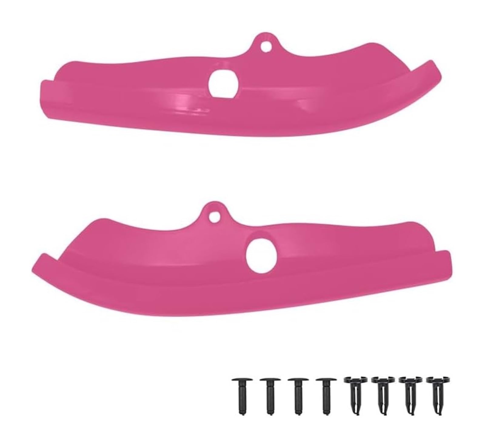 Auto Frontspoiler Lippe Für Dodge Für Challenger RT/Für Scat Für Pack 2015-2020 2x Frontschürze Lip Schaufel Schutz Streifen Körper Kit Diffusor Spoiler Splitter Schutz(Rosa) von AMBMREDPEV