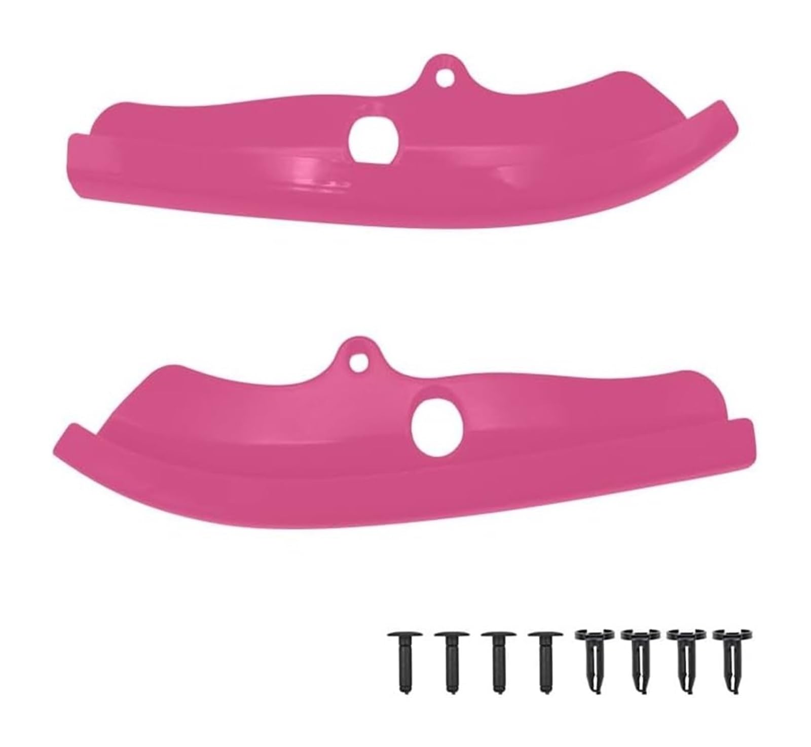 Auto Frontspoiler Lippe Für Dodge Für Challenger RT/Für Scat Für Pack 2015-2020 2x Frontschürze Lip Schaufel Schutz Streifen Körper Kit Diffusor Spoiler Splitter Schutz(Rosa) von AMBMREDPEV