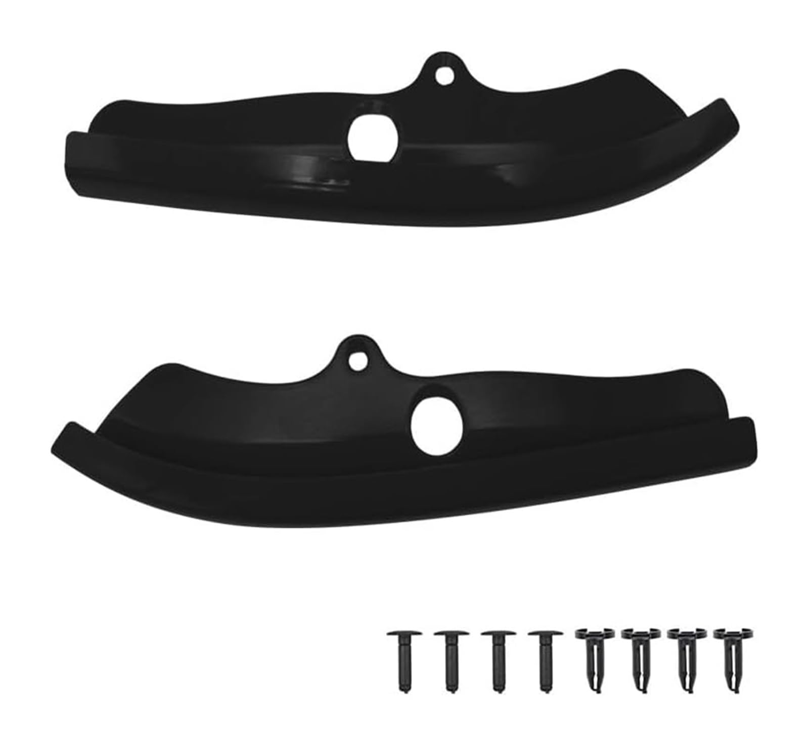 Auto Frontspoiler Lippe Für Dodge Für Challenger RT/Für Scat Für Pack 2015-2020 2x Frontschürze Lip Schaufel Schutz Streifen Körper Kit Diffusor Spoiler Splitter Schutz(Schwarz) von AMBMREDPEV