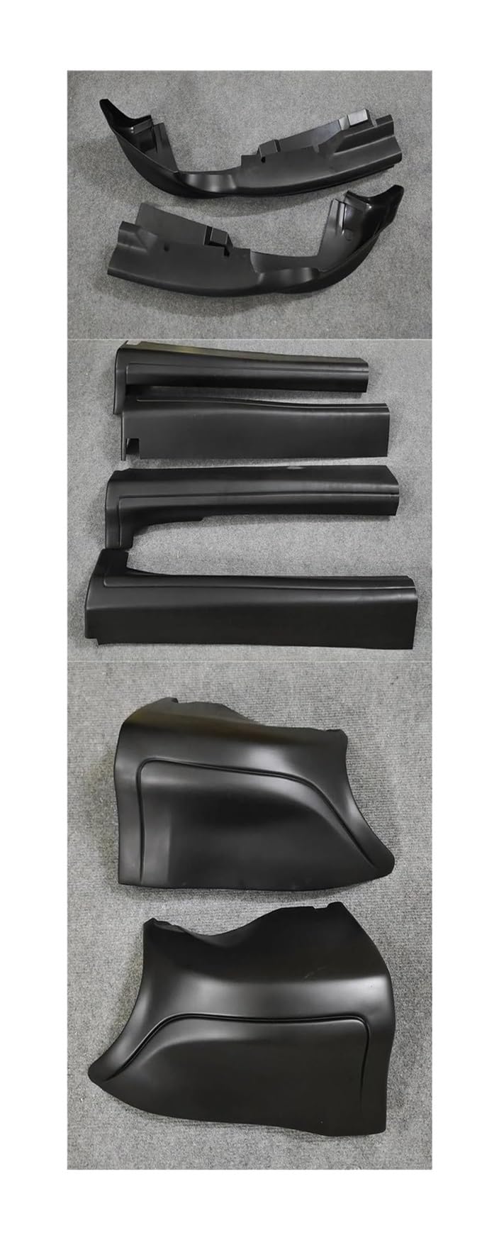 Auto Frontspoiler Lippe Für FX35 FX37 Umgeben Von Autos Body Kit 2009-2016 Auto Front Spoiler Vorne Hinten Lip Splitter Seite Rock(Front Rear Side) von AMBMREDPEV