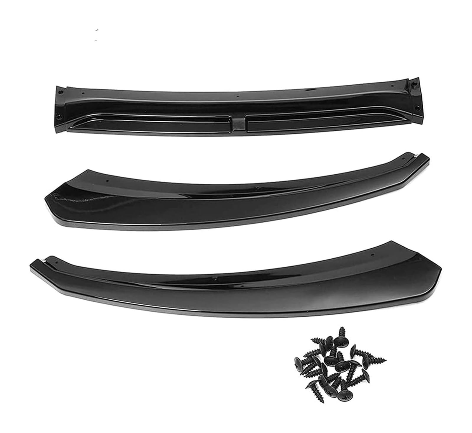Auto Frontspoiler Lippe Für Ford Für Focus 2016-2018 Frontschürze Lippe Kinn Spoiler Carbon Look Front Diffusor Diffusor Gloseblack Auto Front Spoiler(Carbonfiberlook) von AMBMREDPEV