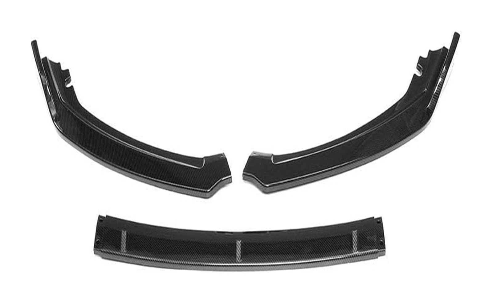 Auto Frontspoiler Lippe Für Ford Für Focus 2019 Frontschürze Lippe Kinn Spoiler Carbon Look Front Diffusor Diffusor Mattschwarz Auto Front Spoiler(B) von AMBMREDPEV
