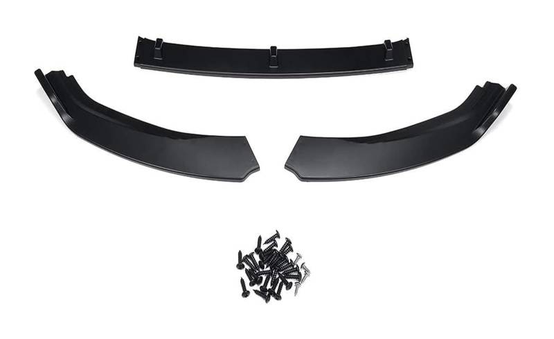Auto Frontspoiler Lippe Für G&olf MK7 MK7.5 2014-2017 Frontstoßstange Lippe Kinnspoiler Carbon Look Frontdiffusor Diffusor Glossblack Auto-Frontspoiler(Glossblack) von AMBMREDPEV