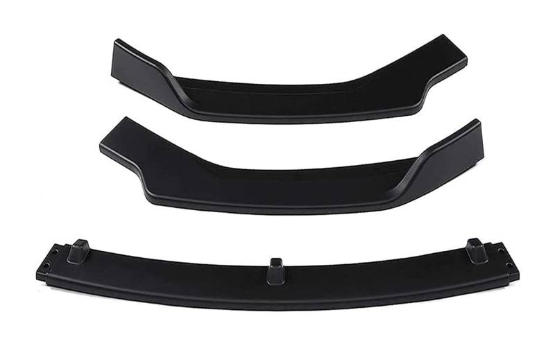 Auto Frontspoiler Lippe Für Hyundai Für Elantra 2019 2020 Frontschürze Lippe Kinn Spoiler Carbon Look Front Diffusor Diffusor Mattschwarz Auto Front Spoiler(Mattblack) von AMBMREDPEV