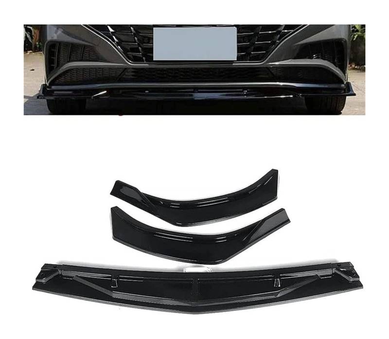 Auto Frontspoiler Lippe Für Hyundai Für Sonatas 2020 Frontschürze Lippe Kinn Spoiler Carbon Look Front Diffusor Diffusor Auto Front Spoiler von AMBMREDPEV