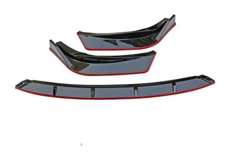 Auto Frontspoiler Lippe Für IS250 IS350 IS300 F Für Sport 2014-2016 Auto Vorderen Stoßfänger Unteren Kinn Lip Spoiler Seite Splitter Körper Kits Wachen Deflektor(Black Red) von AMBMREDPEV