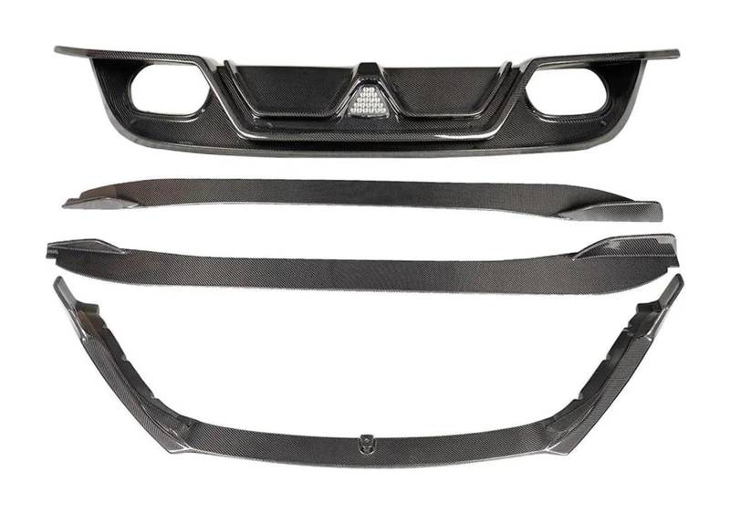 Auto Frontspoiler Lippe Für Jaguar Für F-TYPE Für Coupe Für Cabrio 2014-2017 Frontschürze Lip Hinten Diffusor Seite Röcke Bodykits Auto Body Kits von AMBMREDPEV