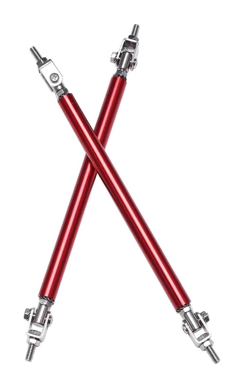 Auto Frontspoiler Lippe Für Kia Für Stinger Für Optima Für Forte 2000-2022 Universal Front Lip Splitter Spoiler Strut Rod Unterstützung Bar(7.5cm Red) von AMBMREDPEV