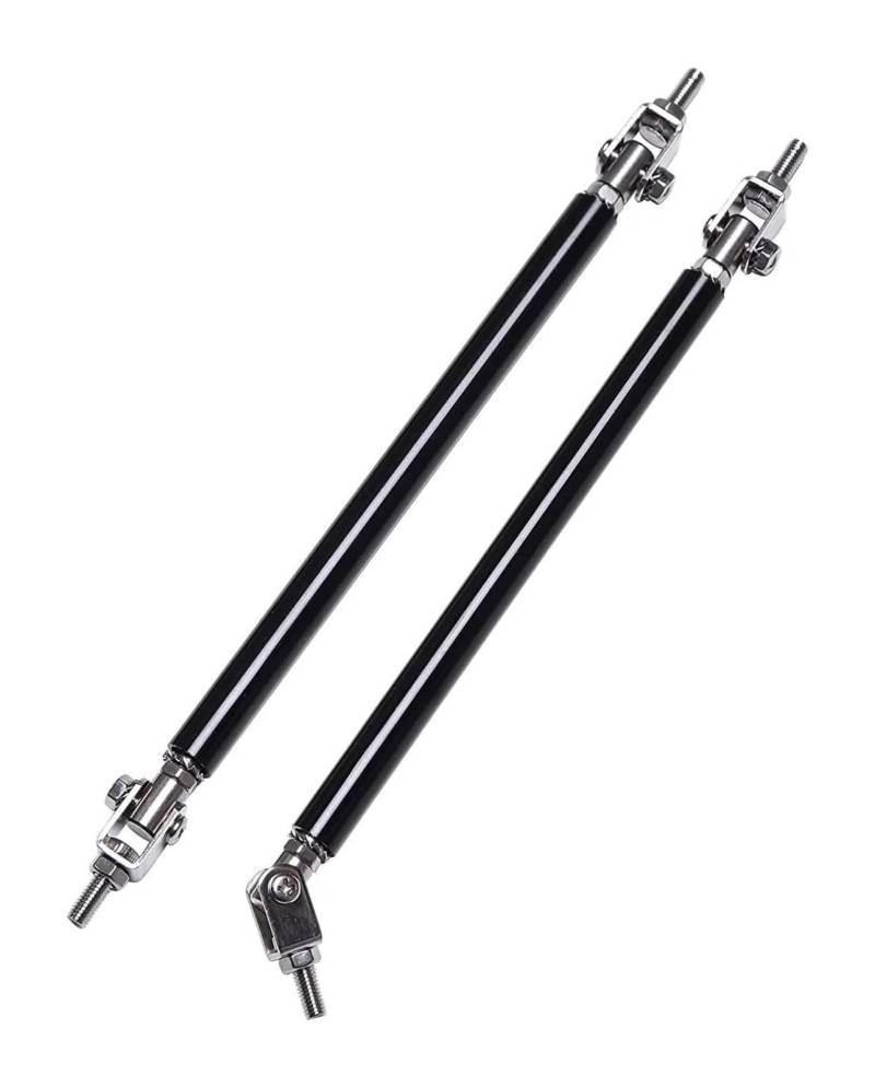 Auto Frontspoiler Lippe Für M&ITSUBISHI Für Lancer Für Evo X 2000-2022 Universal Front Lip Splitter Spoiler Strut Rod Krawatte Unterstützung Bar 2 Stücke(15cm Black) von AMBMREDPEV