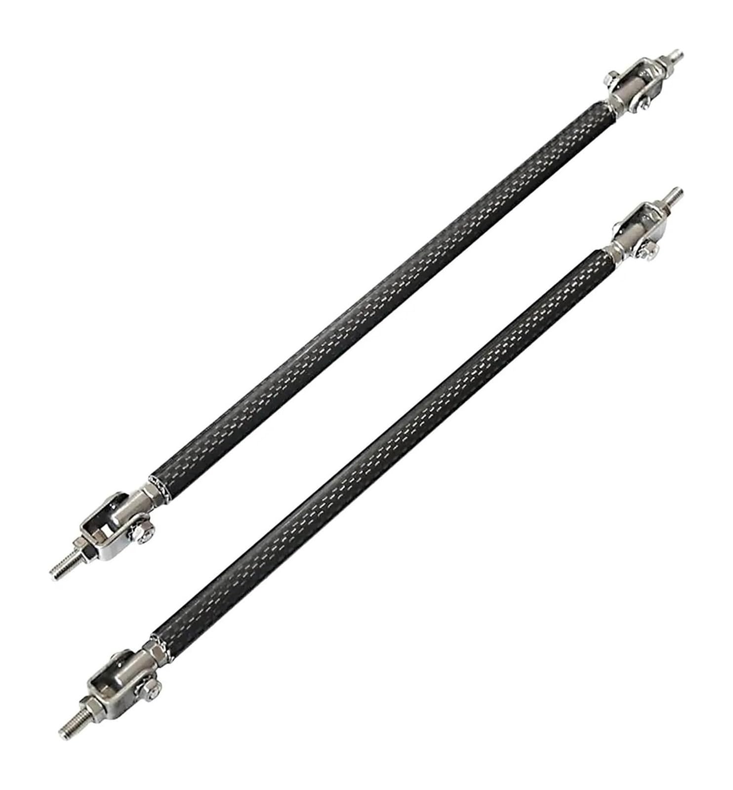 Auto Frontspoiler Lippe Für M&ITSUBISHI Für Lancer Für Evo X 2000-2022 Universal Front Lip Splitter Spoiler Strut Rod Krawatte Unterstützung Bar 2 Stücke(20cm Carbon Look) von AMBMREDPEV