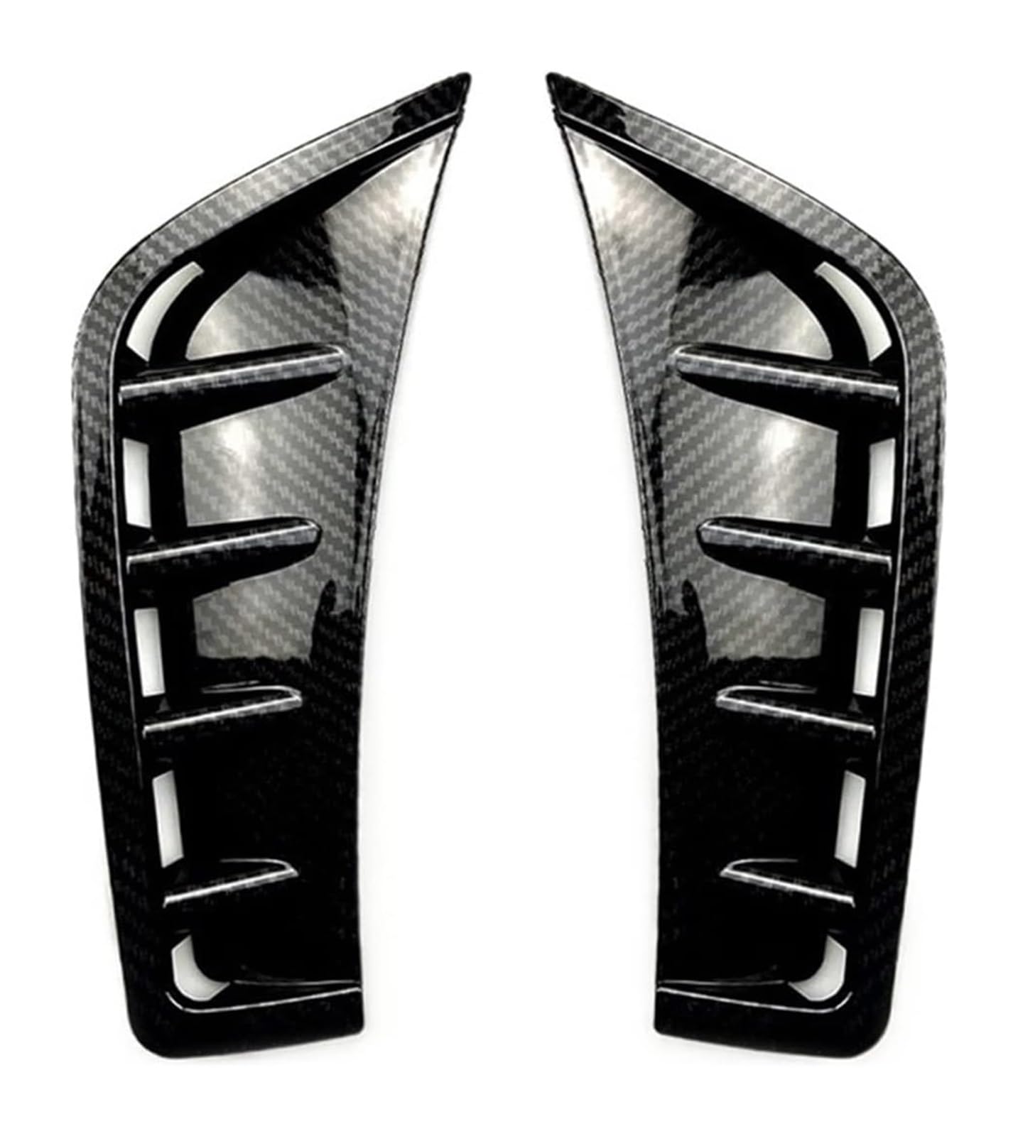Auto Frontspoiler Lippe Für M&ercedes Für B&enz Für GLC Klasse C253 X253 GLC260 GLC300 2020-2022 Frontstoßstange Windmesser Klinge Stoßstange Spoiler Spoilerflügel(Carbon Fiber Look) von AMBMREDPEV