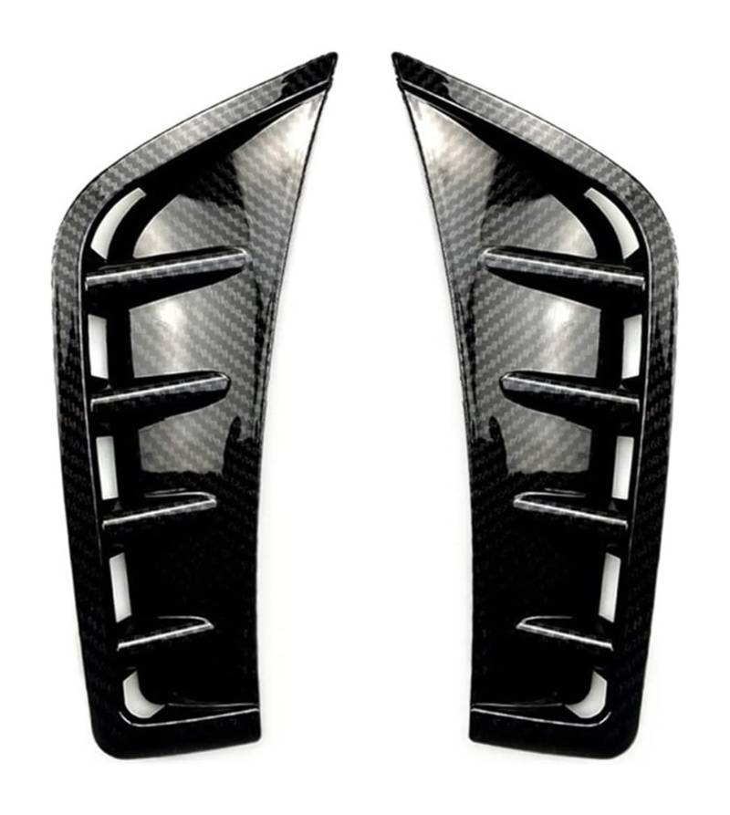 Auto Frontspoiler Lippe Für M&ercedes Für B&enz Für GLC Klasse C253 X253 GLC260 GLC300 2020-2022 Frontstoßstange Windmesser Klinge Stoßstange Spoiler Spoilerflügel(Carbon Fiber Look) von AMBMREDPEV