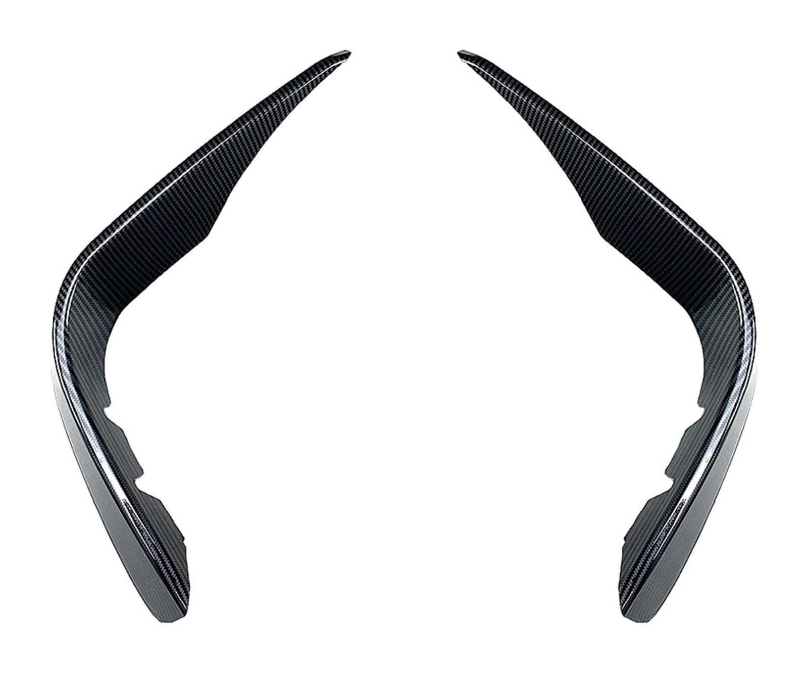 Auto Frontspoiler Lippe Für M&ercedes Für B&enz GLC/GLC Coupé X253 C253 GLC43 AMG GLC250 300 350 2015-2019 Air Knife Front Nebelscheinwerfer Abdeckung Grille Lamellen(2pcs Carbon Pattern) von AMBMREDPEV