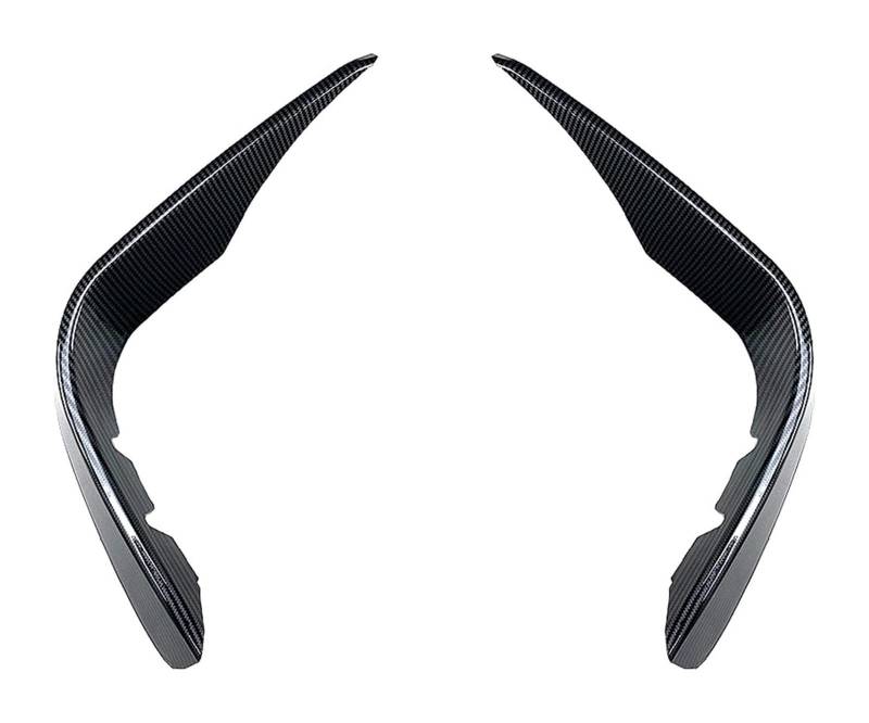 Auto Frontspoiler Lippe Für M&ercedes Für B&enz GLC/GLC Coupé X253 C253 GLC43 AMG GLC250 300 350 2015-2019 Air Knife Front Nebelscheinwerfer Abdeckung Grille Lamellen(2pcs Carbon Pattern) von AMBMREDPEV