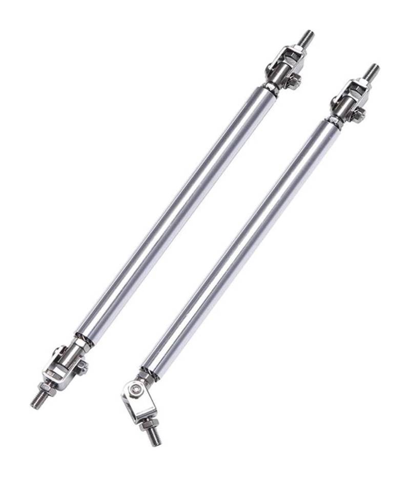 Auto Frontspoiler Lippe Für Mazda 2 3 5 6 CX-3 CX-4 CX-5 Einstellbare 15 Cm Auto Racing Frontschürze Lip Spoiler Unterstützung Tie Bar Strut Rod Universal(15cm Silver) von AMBMREDPEV
