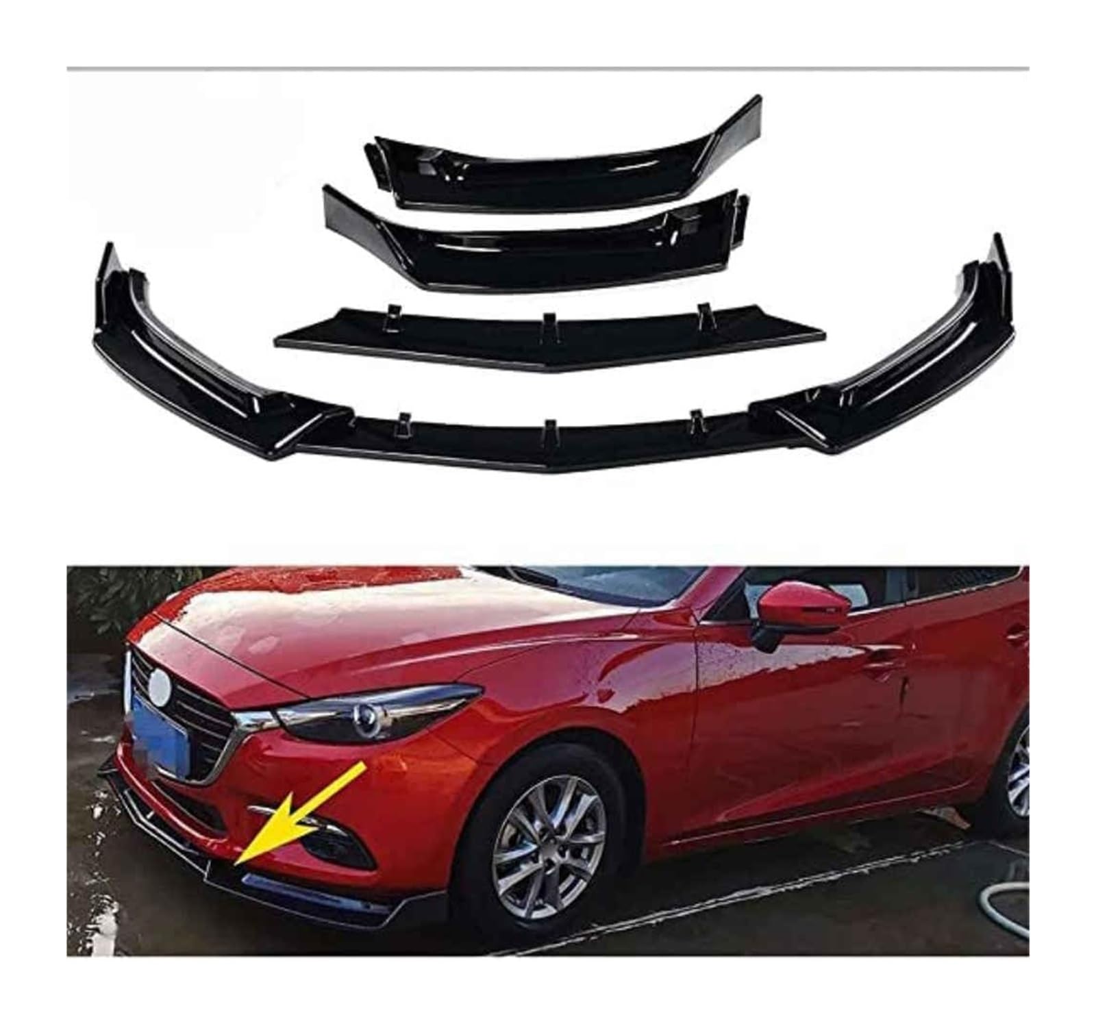 Auto Frontspoiler Lippe Für Mazda 3 Für Axela 2014-2018 Frontschürze Lippe Kinn Spoiler Carbon Look Front Diffusor Diffusor Auto Front Spoiler Auto Frontspoiler Lippe Für Mazda 3 Für Axela 2014-2018 Frontschürze Lippe Kinn Spoiler Carbon Look Front Diffusor Diffusor Auto Front Spoiler von AMBMREDPEV