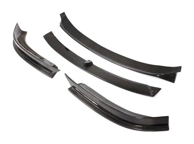 Auto Frontspoiler Lippe Für Model S 70D P85D 90D P100D Für Limousine 4 Tür 16-17 FRP Schwarz Auto Front Spoiler 4 Teile/satz Frontschürze Lip Spoiler(Carbon Fiber) von AMBMREDPEV