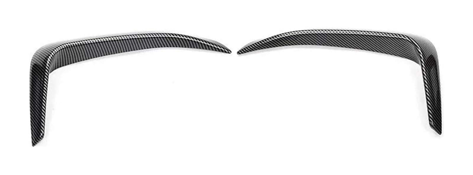 Auto Frontspoiler Lippe Für Mustang Für Mach-E Licht Stirn Wind Messer Dekorative Abdeckung Aufkleber Modifikation Auto Front Spoiler Front Stoßstange Spoiler Klinge(Bright Carbon) von AMBMREDPEV