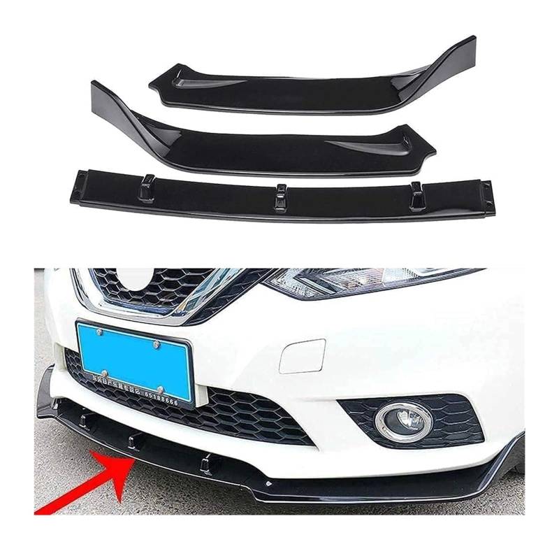 Auto Frontspoiler Lippe Für Sentra 2016-2019 Frontschürze Lippe Kinn Spoiler Carbon Look Front Diffusor Diffusor Auto Front Spoiler von AMBMREDPEV
