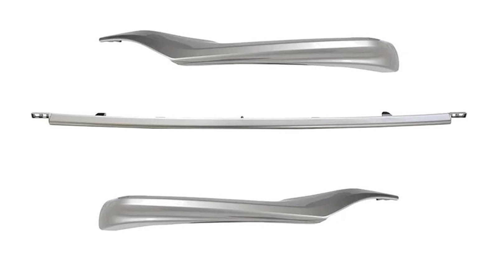 Auto Frontspoiler Lippe Für T&oyota Für Camry SE Für XSE 2021 2022 Splitter Spoiler Auto Front Spoiler Teile Frontschürze Molding Abdeckung Trim(3pcs Chrome) von AMBMREDPEV