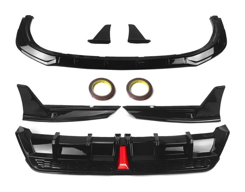 Auto Frontspoiler Lippe Für T&oyota Für Camry SE Für XSE SX 2018-2024 Sport Model Front Spoiler Splitter Hinten Diffusor Lip Auto Front Spoiler von AMBMREDPEV