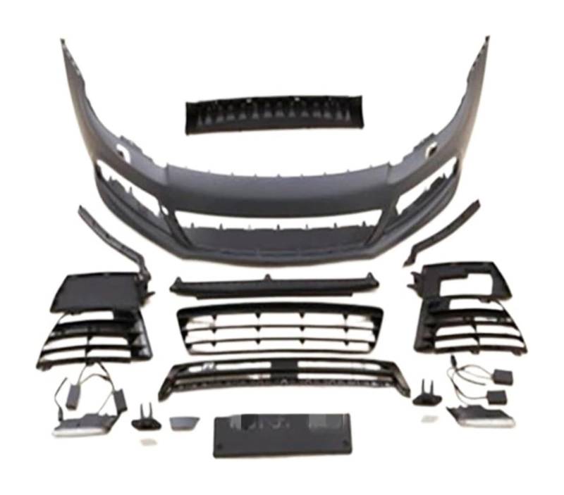 Auto Frontspoiler Lippe Für VW Für S&CIROCCO Geändert Für S&CIROCCO Für R 2009-2020 Vorne Hinten Stoßstange Montage Umgeben Seite Rock Grill(B) von AMBMREDPEV
