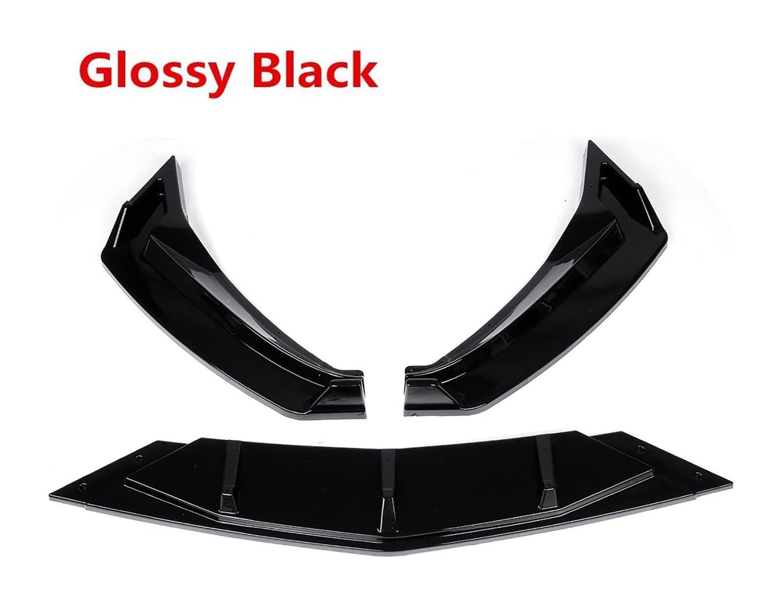 Auto Frontspoiler Lippe Für p&assat B8 2017-2019 Frontschürze Lippe Kinn Spoiler Carbon Look Front Diffusor Diffusor Glänzend-schwarz Auto Front Spoiler(Glossy-black) von AMBMREDPEV