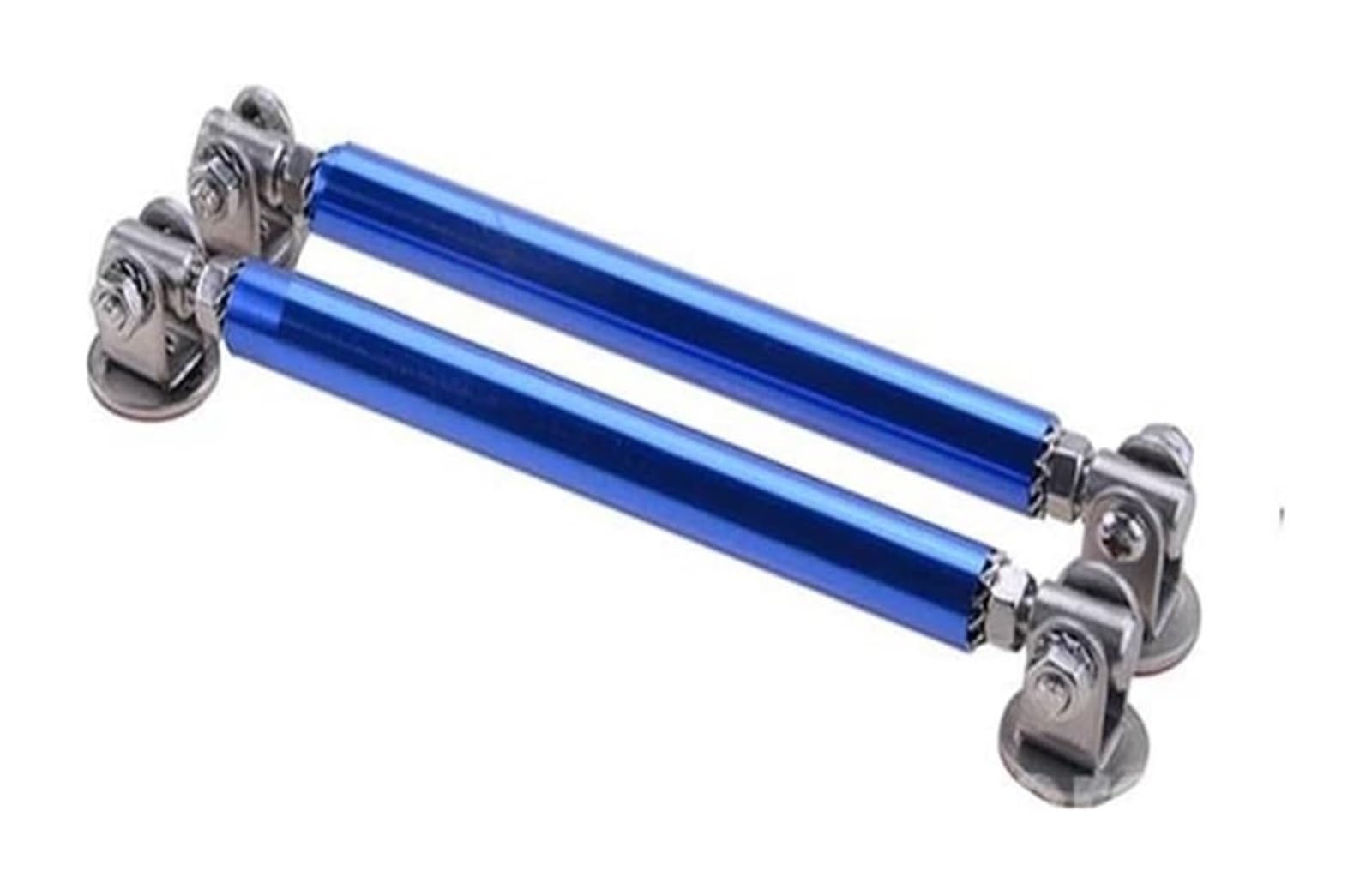 Auto Frontspoiler Lippe Splitter Spoiler Auto Frontspoiler Auto Vorne Hinten Stoßstange Lip Splitter Spoiler Unterstützung Bar Kit Dekorative Stange Universal(7.5cm Blue) von AMBMREDPEV