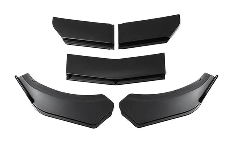 Auto Frontspoiler Lippe Splitter Spoiler Auto Frontspoiler Universal 4/5PCS Auto Frontstoßstange Lip Body Kit Spoiler Canard Splitter Diffusor(5PC Bright Black a) von AMBMREDPEV