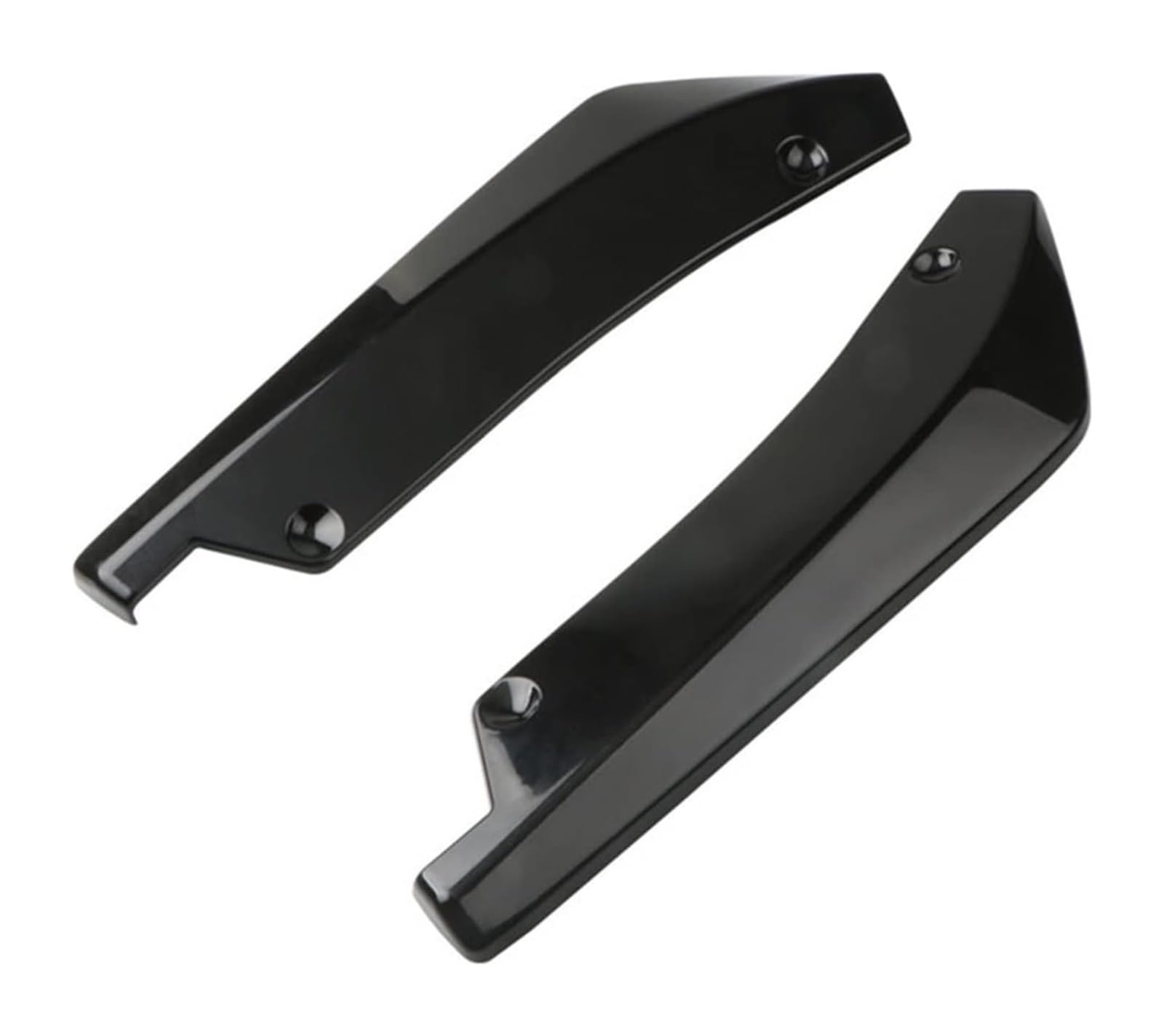 Auto Frontspoiler Lippe Spoiler Wing Universal Auto Vorne Hinten Stoßstange Streifen Lip Spoiler Diffusor Splitter Winglets Seitenrock Verlängerung Kratzschutz(Schwarz) von AMBMREDPEV